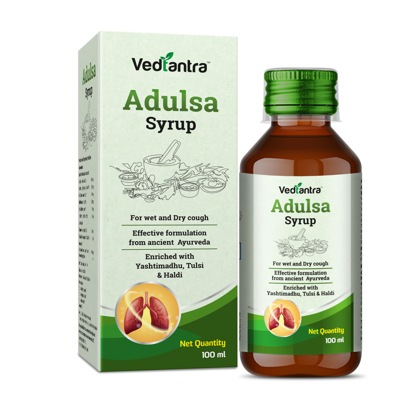 VEDTANTRA™ ADULSA SYRUP / 100ml - Goldac Pharma