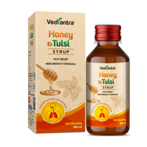 VEDTANTRA™  HONEY & TULSI SYRUP / 100ml