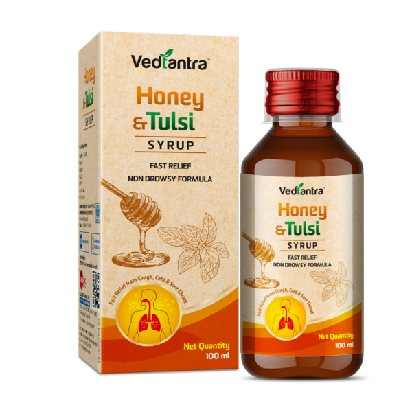VEDTANTRA™  HONEY & TULSI SYRUP / 100ml
